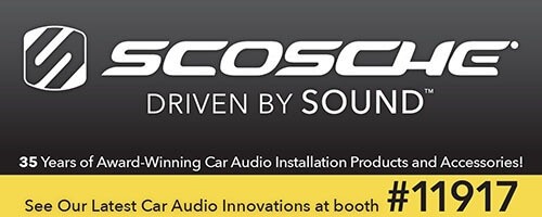 SEMA-2015 AisleSign 5x2 SCOSCHE v2 advertisement