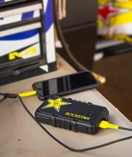 Rockstar GoBat 10K Heavy-Duty Portable 2-Port Backup battery